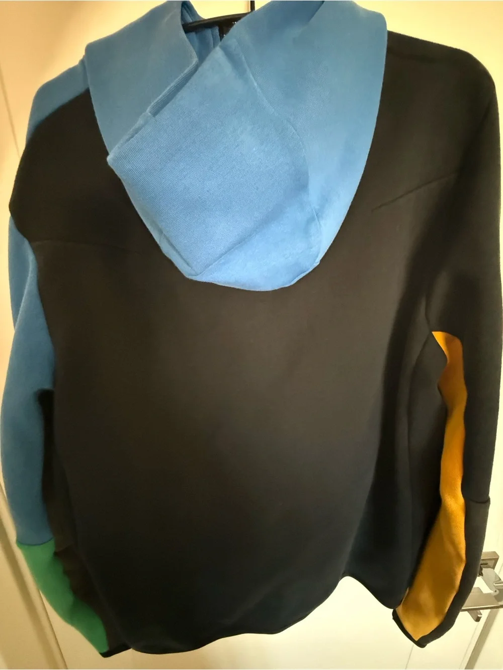 Nike Colorblock Zip Jacket in Blue, Red, Green